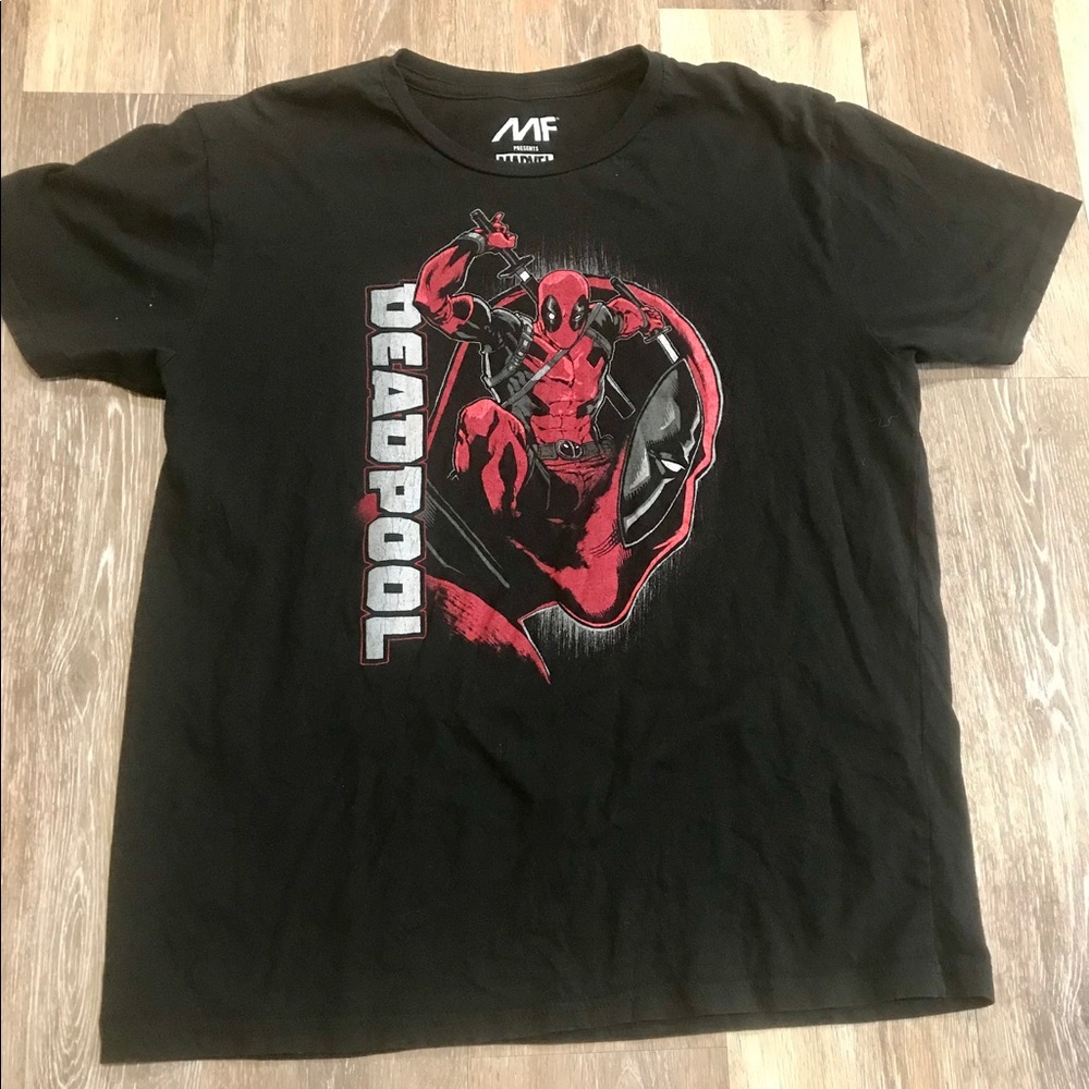 Marvel Deadpool L Shirt Black